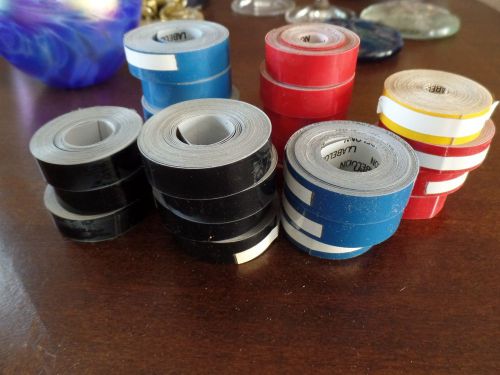 Lot vtg labelon 1/2&#034; tape rolls for label makers home to office desktop supply for sale