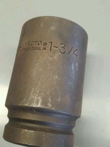 Proto impact socket 1 3/4 inch 1 inch drive for sale