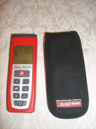 Leica Disto A3 laser distance meter, Used, Works great.