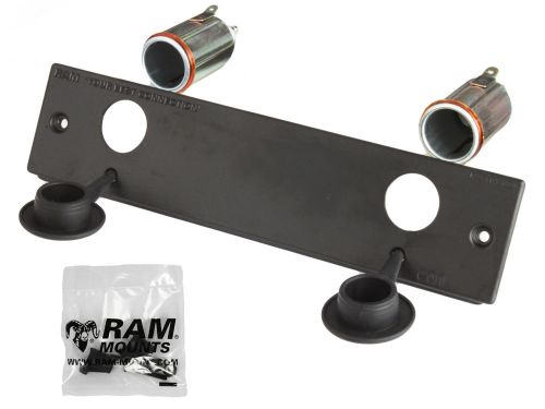 Ram Mount Ram-FP2-CIG2 Cigarette Plate For Public Safety Console