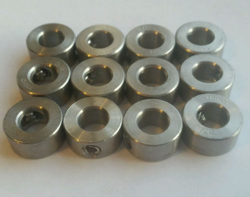 10 Quantity 3/8&#034; Bore STAINLESS STEEL DRILL STOP COLLAR Shaft USA SELLER