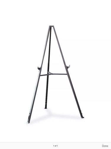 Ghent 19250 Triumph Display Easel w/Retractable Legs, Extends 37&#034;-62&#034;, Gray