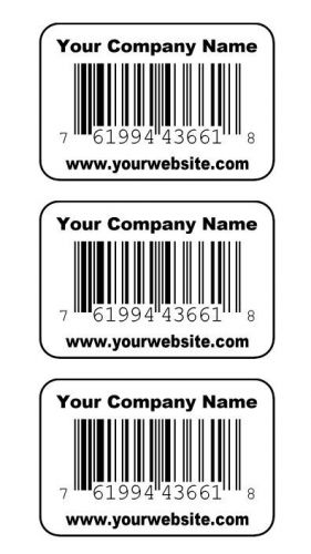 1,000 labels 1.75&#034; x 1&#034; quatlity paper upc or bar code barcode labels bar code for sale