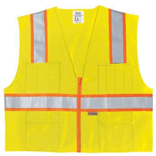 Surveyor Solid Safety Vest, Lime, XL