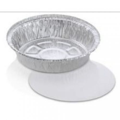 Handi Foil Round Pan/Container with Lid, 7 inch -- 200 per case.
