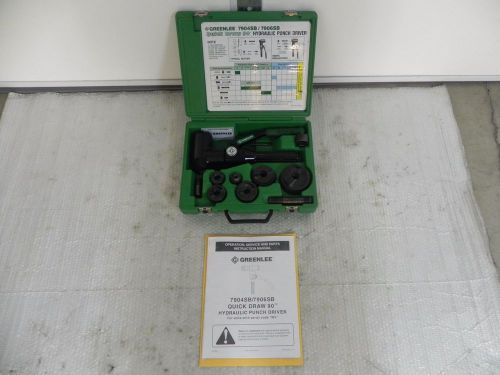 Greenlee 7906SB Quick Draw 90 Hydraulic Punch Kit 1/2&#034; to 2&#034;  ,767,7806,7310