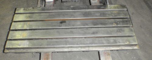 45&#034; x 20&#034; x 5.75&#034; Steel Welding T-Slotted Table Cast iron Layout Plate 4 SLOTS