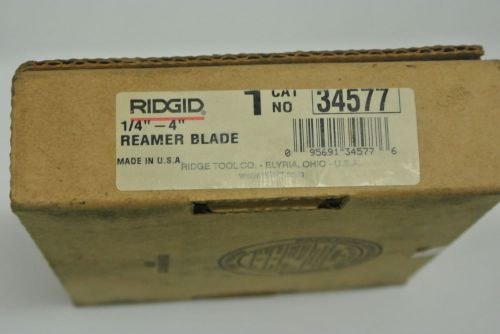 TWO Ridgid 1/4&#034; - 4&#034; Reamer Blades ~ used and re-sharpened~ FREE shipping!!!