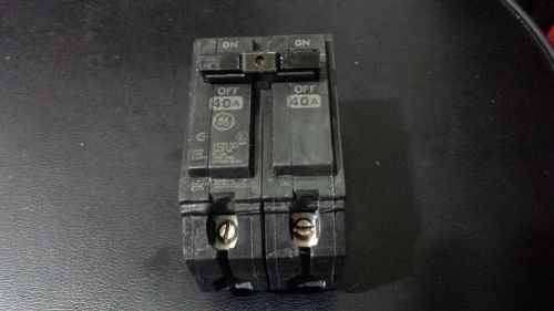 Ge 40 amp 2 pole circuit breaker hacr dp-4525 e-11592 thqb for sale