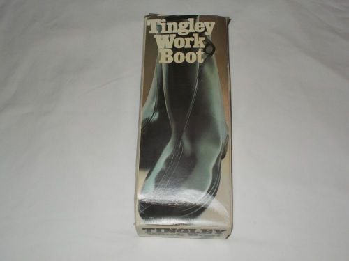 Vintage 1973 NEW Tingley 1400 Work Boot RUBBER OVERSHOES Size Medium 8 - 9 1/2
