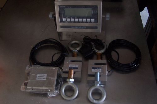 Crane Scale 10,000X0.5LB, 2 Set  S Type Load Cell 10k,Indicator,Junction Box,NEW