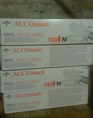 Accutouch vinyl glives 4boxes SMALL