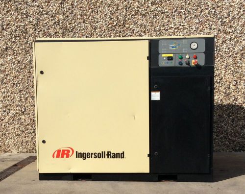 40hp ingersoll rand screw air compressor, #1019 for sale