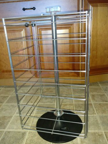 Earring Display Rack with heavy duty Chrome wire