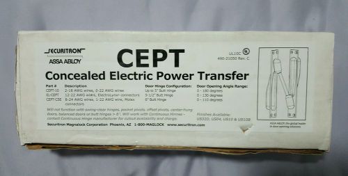 Securitron CEPT-C5E, Electric Power Transfer US32D Concealed CAT-5E [CTOKC]