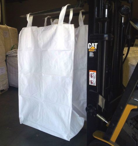 Brand new bulk bag 37x37x65 fibc (super sack) ton bag 2200lb swl,fast shipping for sale