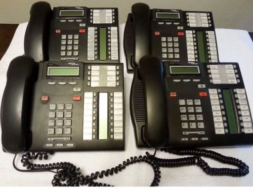 NORTEL T7316 E  TELEPHONES,LOT OF Four WORKING CONDITION SAVE !!!!