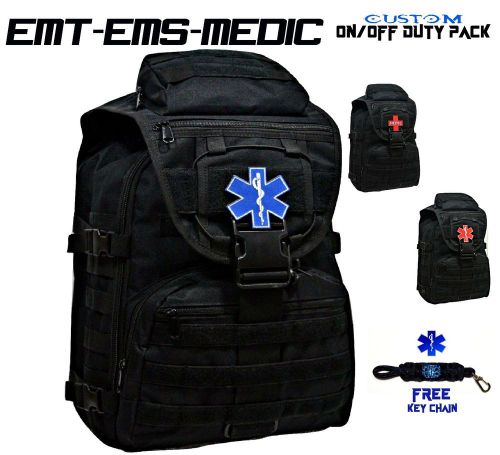 Emt medic first responder backpack on/off duty bag - first aid emergency kit bag for sale