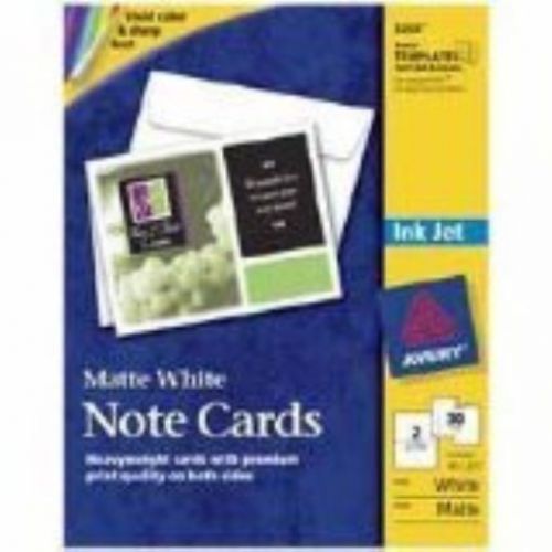 Avery 3268 Personal Creations Ink Jet White Note Cards