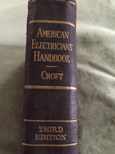 American Electrician&#039;s Handbook, 3rd Edition, 1932, OLD, Antique, Vintage