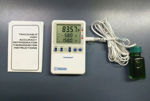 Thomas Scientific Traceable Hi-Accuracy Refrigerator Thermometer 1 Bottle Probe