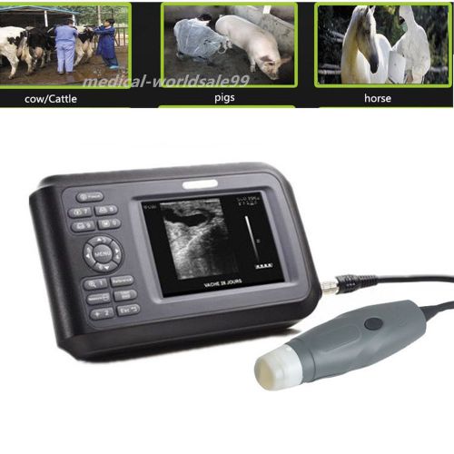 Portable Handheld Ultrasound Scanner Machine VET Animals Carry Case Brand New