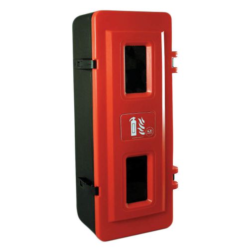 JONSECO Fire Extinguisher Cabinet, 20 lb, Black &amp; Red NEW!! FREE SHIPPING!! #PA#