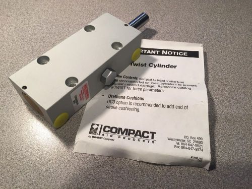 Compact Twist Pneumatic Cylinder Actuator TCR25X35US New