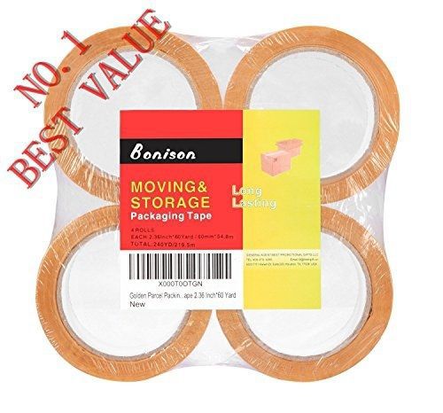 Bon ultra sticky packing tape and perfect for mailing storage shipping high for sale