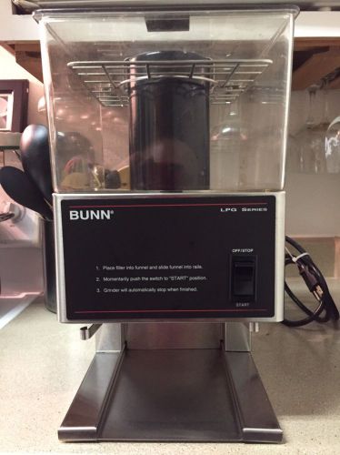 Bunn lpg sst commercial coffee grinder for sale