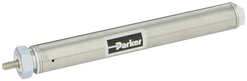 Parker .88nsr04.0 stainless steel air cylinder round body single acting sprin... for sale