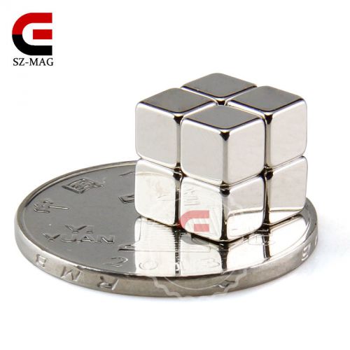 Strong Block Magnets 100pcs 5x5x5mm N40 Rare Earth Neodymium Disc Magnet