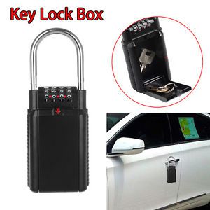 Key Storage Box 4 Digit Key Storage Security Lock Car-door Handle Big Capacity