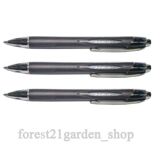 x3 Uni Jetstream SXN-210 Ball Point Pen - 1.0 mm - Black  ink  - 3 Pcs