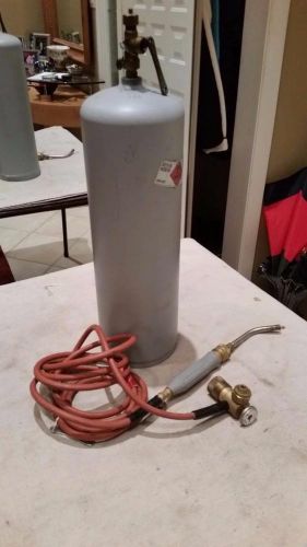 Acetylene welding set with turbo torch very nice for sale