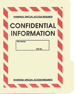 Confidential File Folder 5-Pack