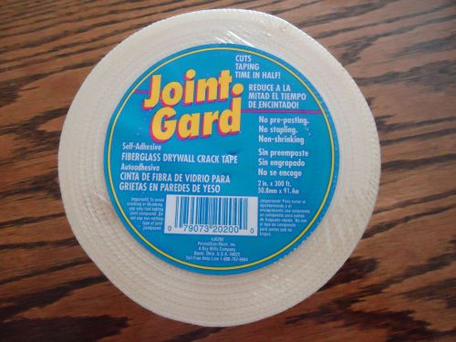 1 Roll Joint-Gard Drywall Joint Tape 2&#034; X 300&#039; White Self Adhesive