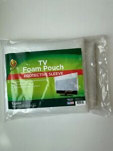 Duck Brand TV Foam Pouch, Protective Sleeve, 36&#034; x 65&#034;