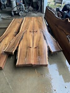Red Elm Whole Flitch For Sale epoxy river book matched live edge slabs
