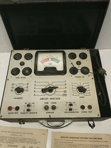 Vintage Superior Instruments (SICO) Tube Tester Model 450 450A in Case W/ Papers