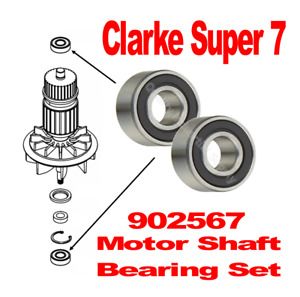 Clarke Super 7 Floor Edger Motor Bearing Set Edger Parts 902567