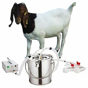 FARM LEAGUE Goat Milking Machine 7 GiftsPulsation Vacuum Pump Sheep Milker.Fo...
