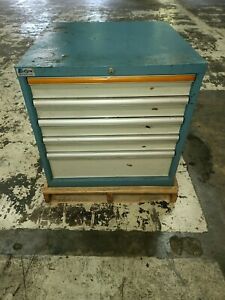 Lista 5 Drawer Tool Storage Cabinet 28x28x27.5&#034; with Dividers