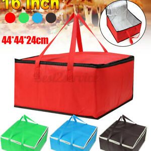 46L Insulated Pizza Food Delivery Warm/Cold Camping Picnic Takeaway Packback