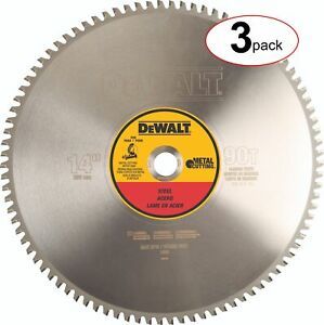 DeWalt DWA7745 14&#034; 90T Metal Cutting Saw Blade, Light Gauge Ferrous - (3Pack)