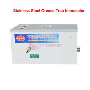 Stainless Steel  Wastewater Grease Trap Interceptor for Restaurant Kitchen