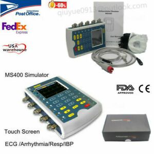 Multi-parameter Simulator 12-lead Touch ECG Respiration TEMP IBP Patient Monitor
