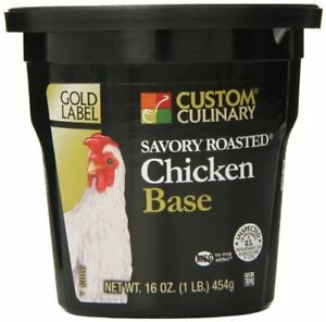 Custom Culinary Gold Label Base Savory, Roasted Chicken, 1 Pound