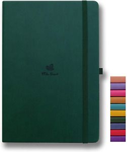 YRL Best Hardcover Notebook with Pen Holder, A5 Writing Journal, 5.7x8.3&#034;, 192