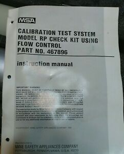 MSA  Calibration Test Kit 467896